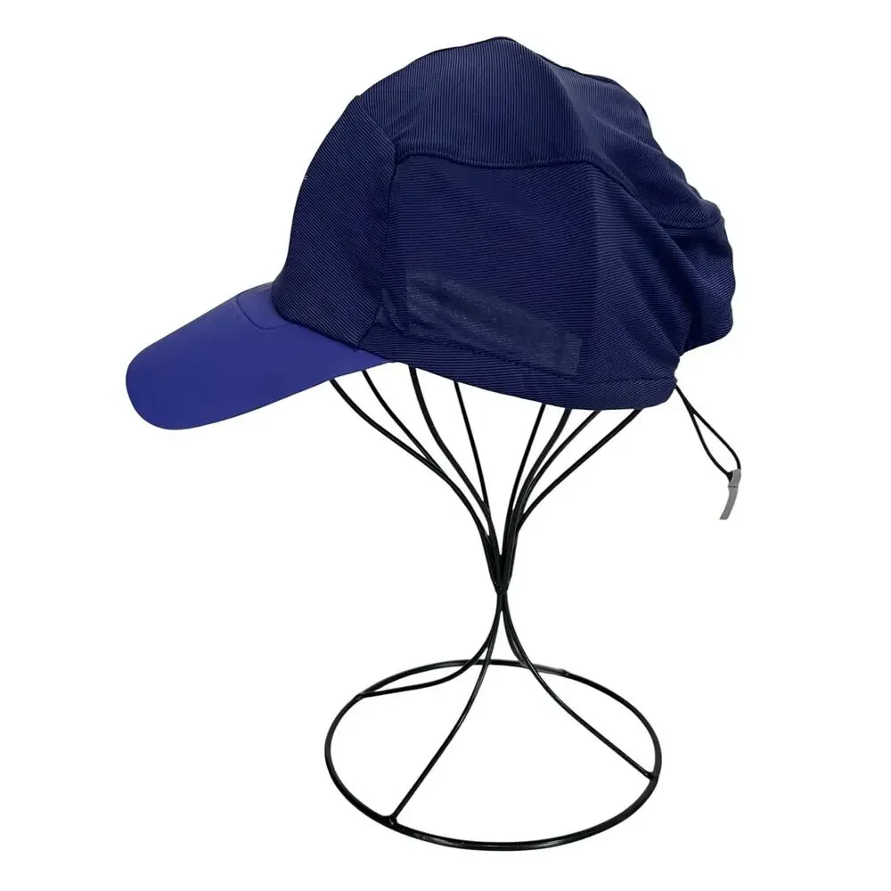 Arctery Motus Hat Cap Royal Blue Hiking Running Lightweight Cinch Strap Stretch